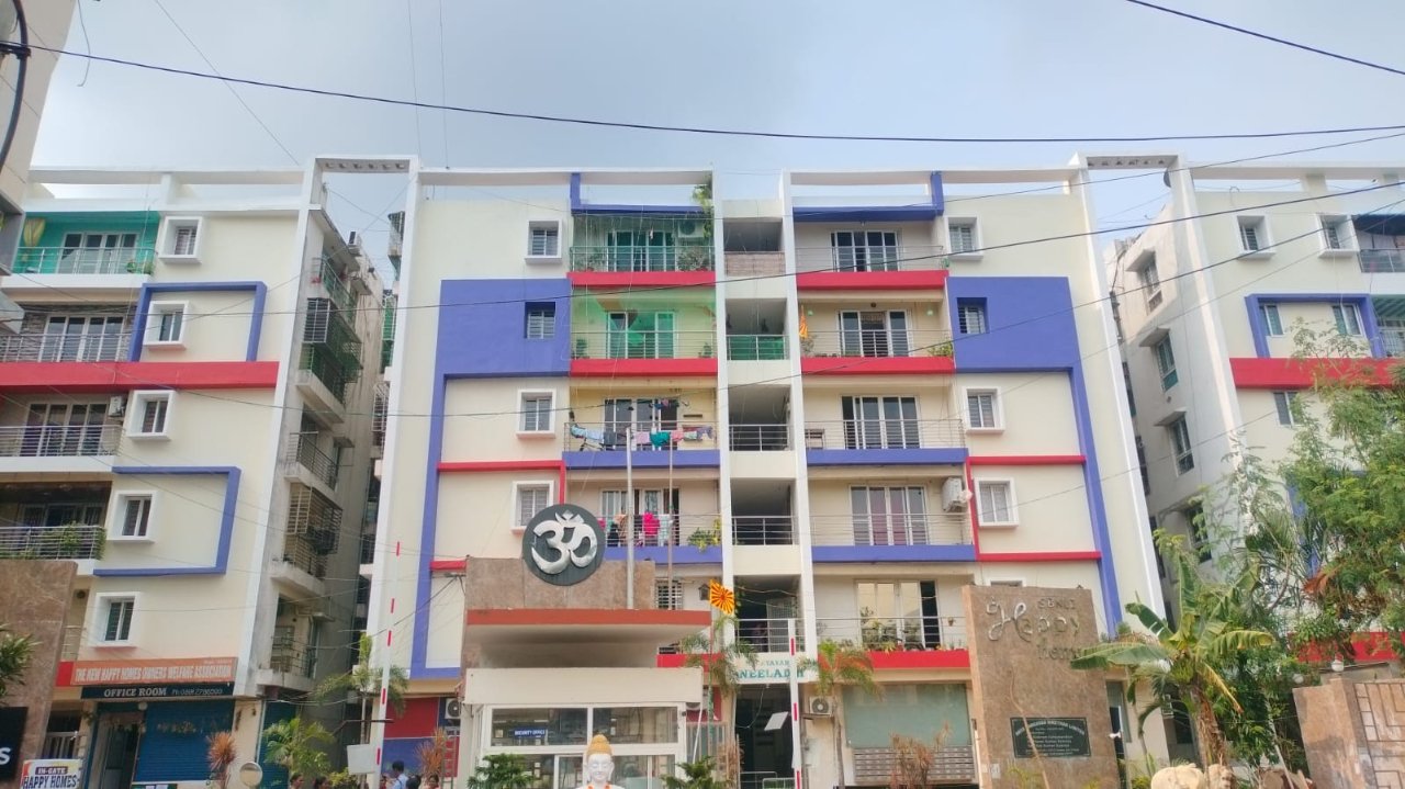 2 BHK Flat/Apartment in Kancharapalem, Visakhapatnam - HAPPY HOMES - Main Elevation Photo