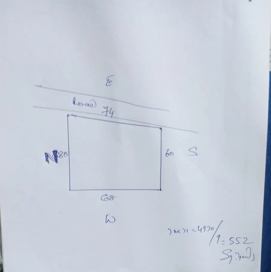 Commercial in Bheemunipatnam, visakhapatnam - COMMERCIAL PLOT - Floor Plan Layout 1
